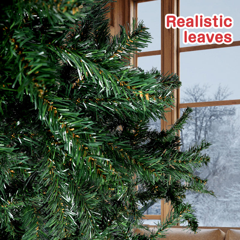 5ft Lifelike Green Spruce Artificial Christmas Tree with Foldable Stand - Perfect for Home, Office & Mardi Gras Decor | No Lights Needed, Christmas Decor
