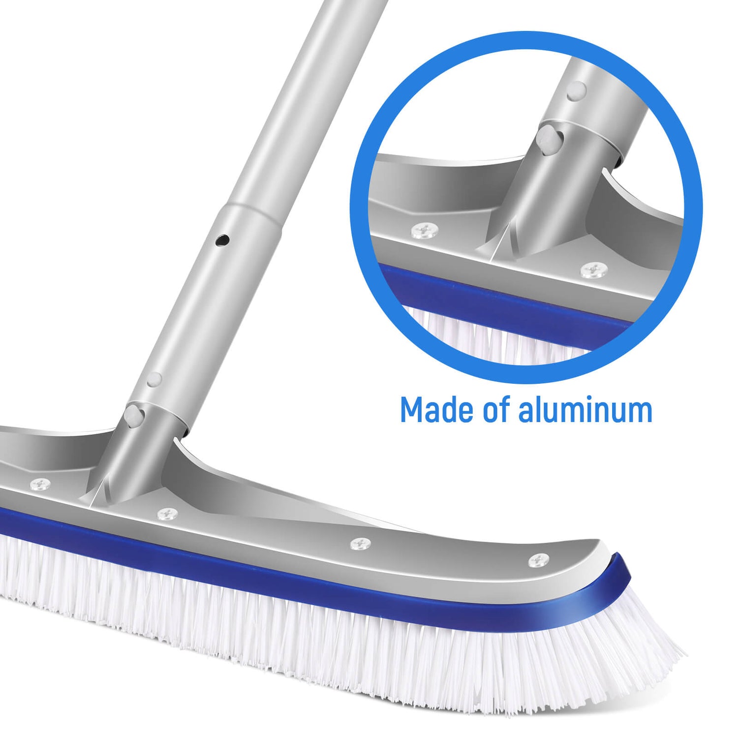 Masthome Swimming Pool Wall and Tile Cleaning Brush 18"