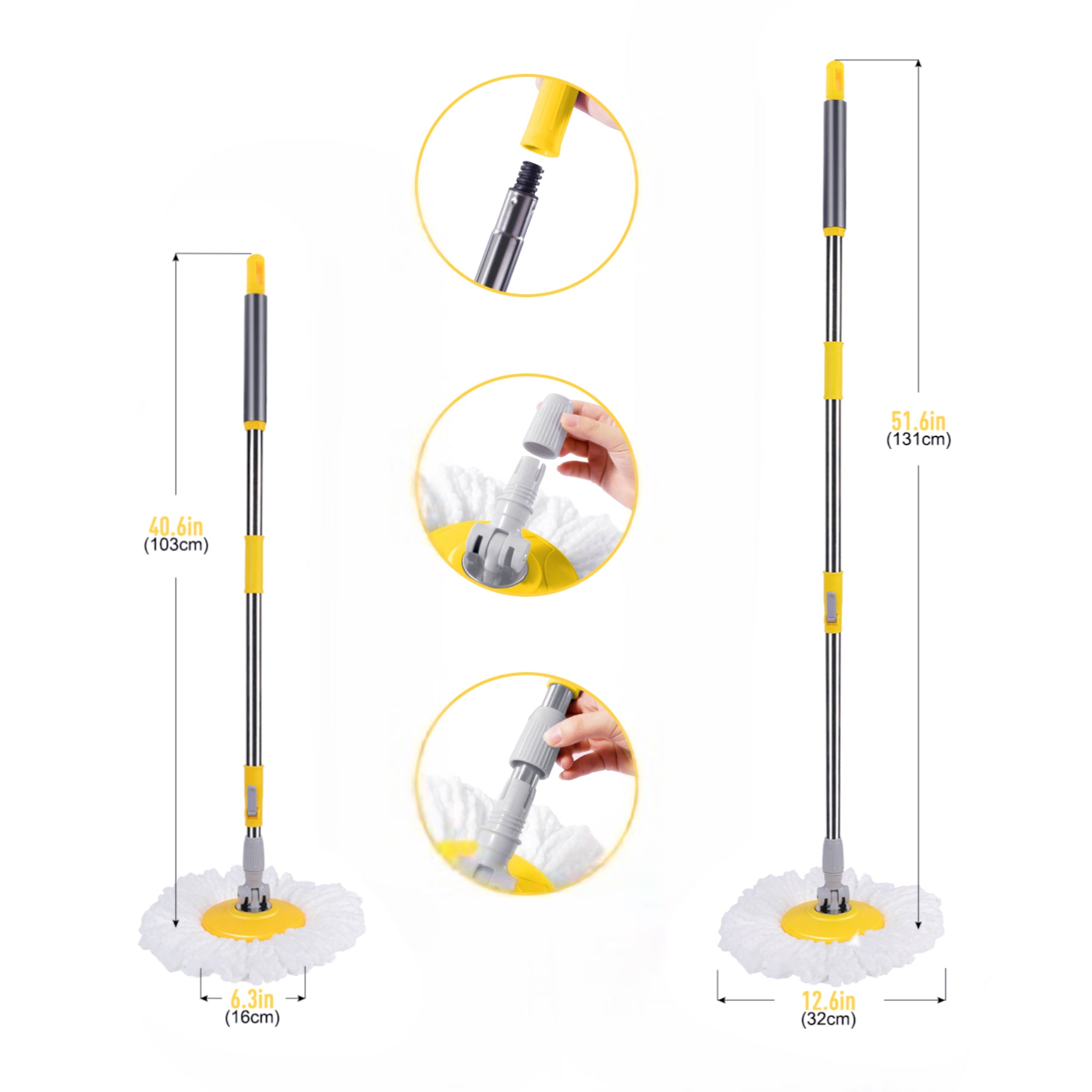 Masthome Mop Pole and Mop Chassis