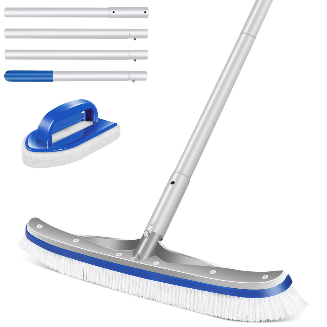 Masthome Swimming Pool Wall and Tile Cleaning Brush 18"