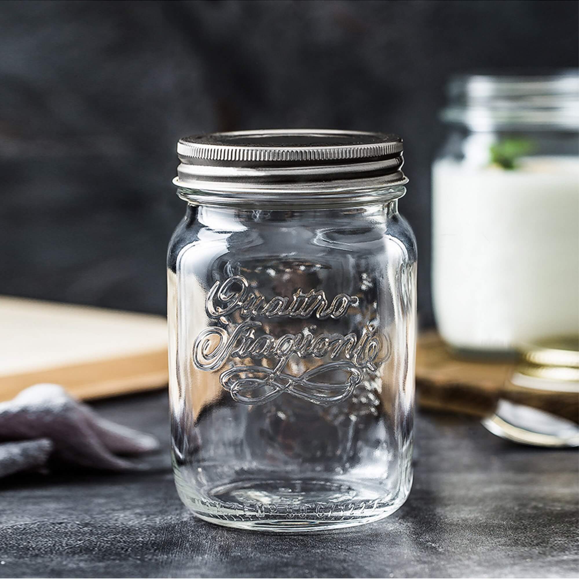 Masthome 16 OZ Regular Mouth Mason Jars 6 PCS