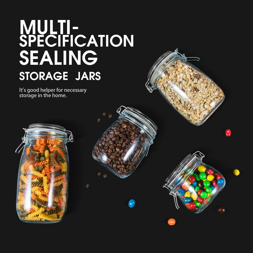 Glass Storage Jar - 1 Gallon Capacity | Masthome