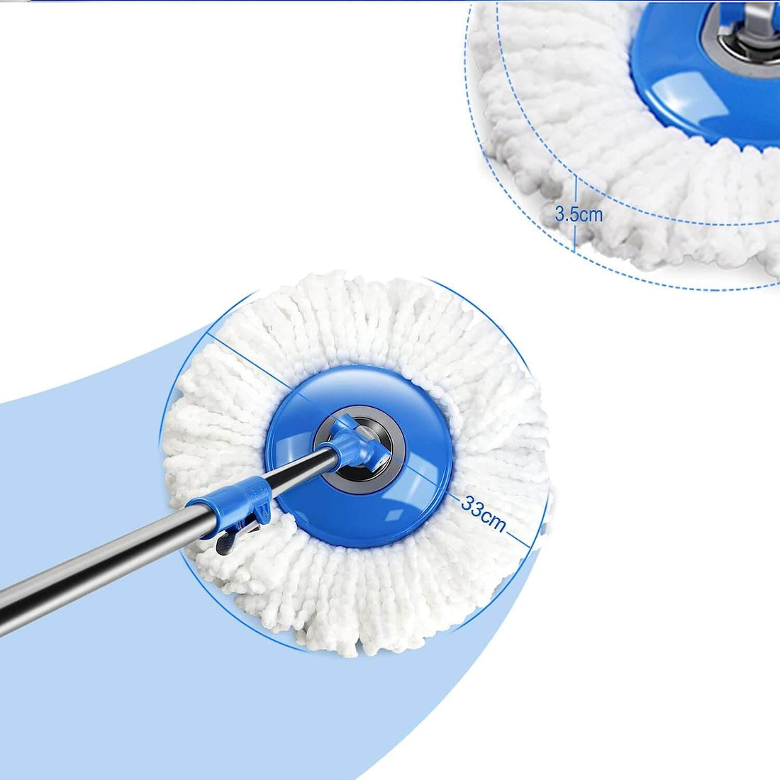 Masthome Microfiber Mop Refill Pack of 3