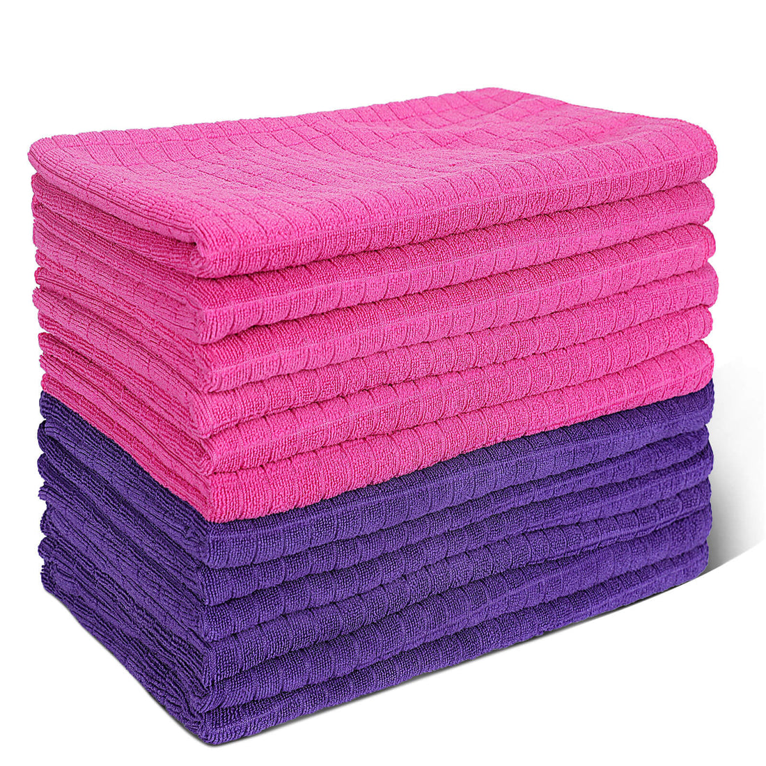 Masthome 12Pcs Microfiber Multipurpose Cleaning Cloth