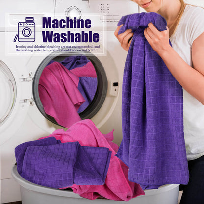 Masthome 12Pcs Microfiber Multipurpose Cleaning Cloth