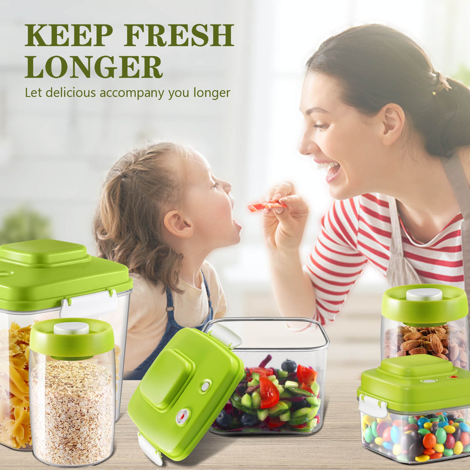Masthome Airtight Food Storage Containers 5 Piece